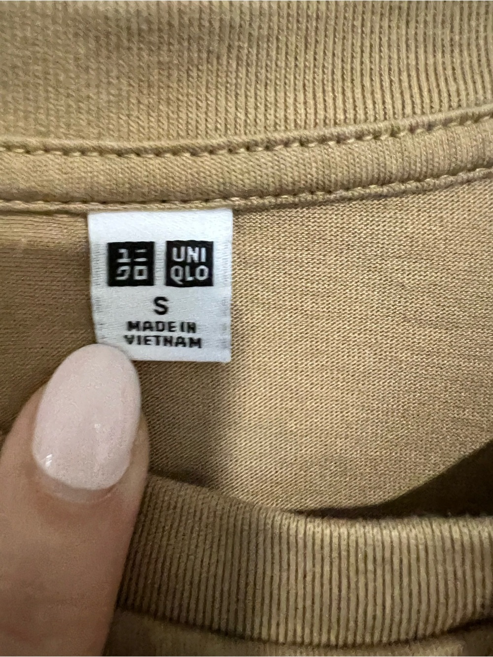 Uniqlo set of TWO A-Line Tunic Dresses, sizes S and L, green&brownish - Picture 8 of 11
